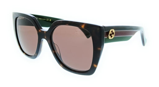 Gucci GG1300S-002 Tortoise Oversized Cat Eye Womens Sunglasses