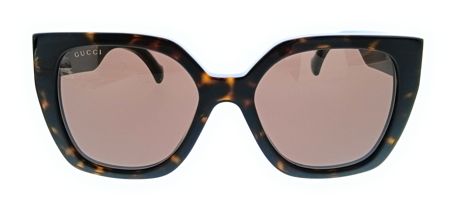 Gucci GG1300S-002 Tortoise Oversized Cat Eye Womens Sunglasses