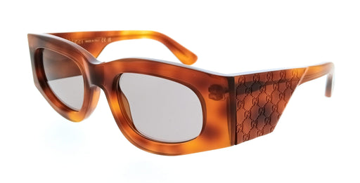 Gucci GG1664S-006 Havana Square Oversized Womens Sunglasses