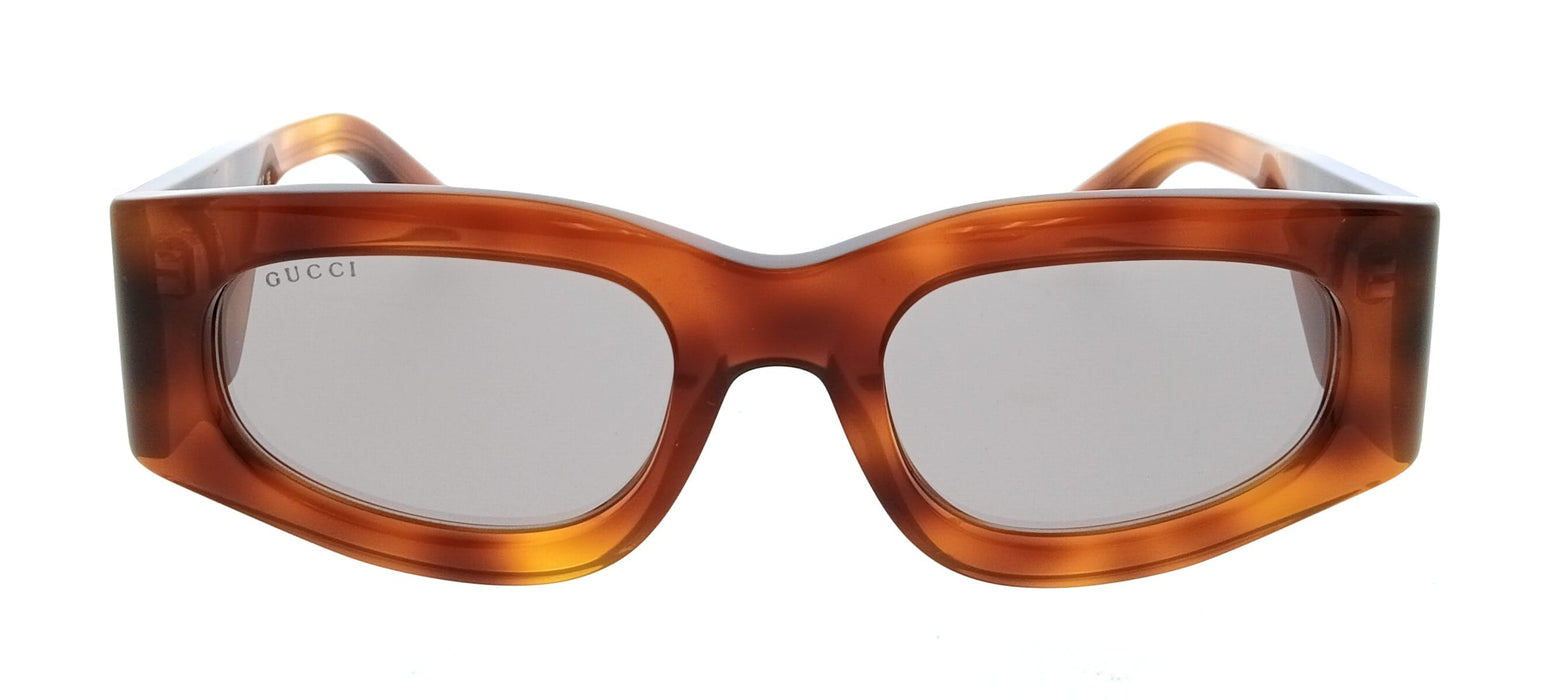 Gucci GG1664S-006 Havana Square Oversized Womens Sunglasses