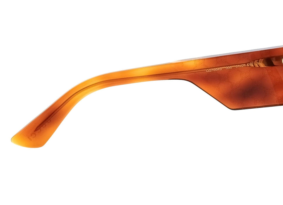 Gucci GG1664S-006 Havana Square Oversized Womens Sunglasses
