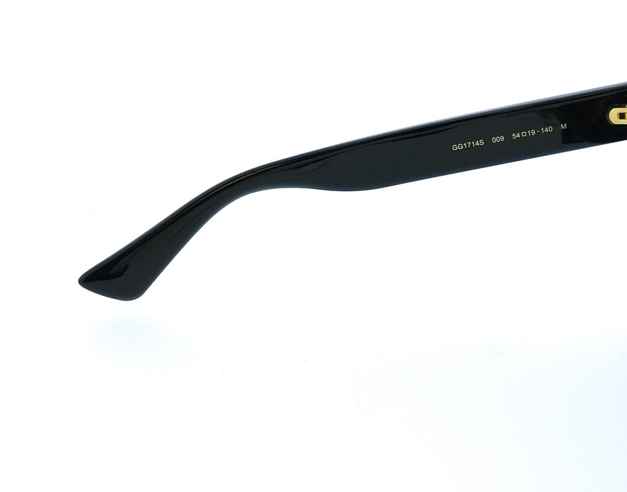 Gucci GG1714S-009 Black Square Red Lens Womens Sunglasses