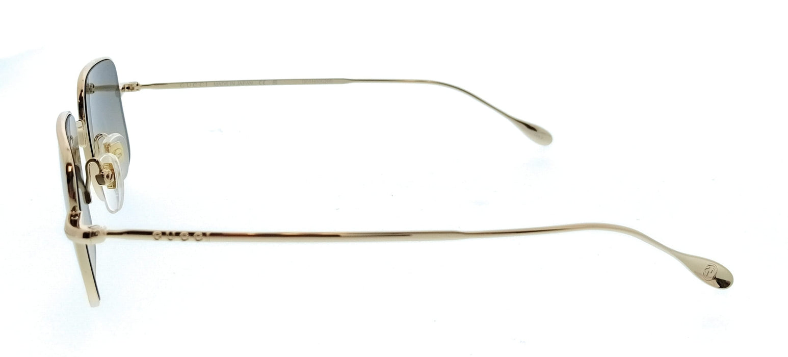 Gucci GG1813S-008 Gold Square Sunglasses Gradient Lens Unisex Sunglasses