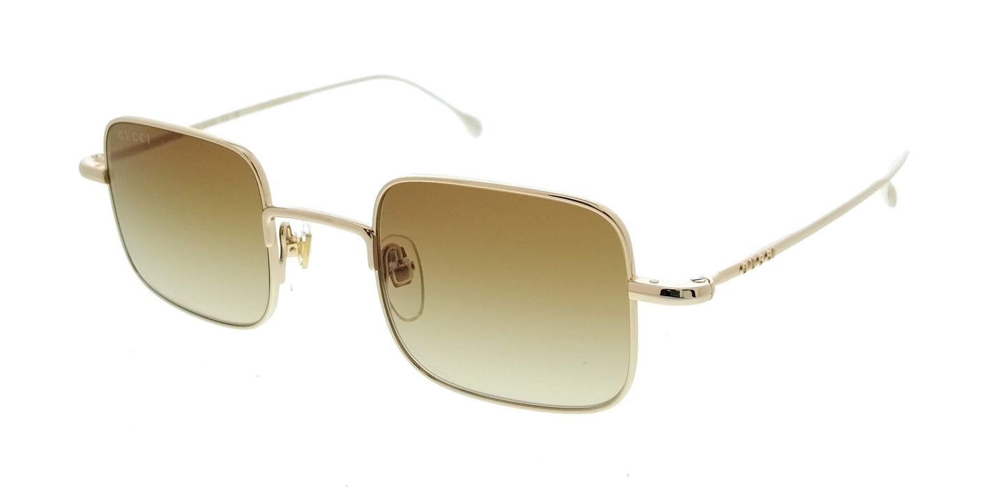 Gucci GG1813S-009 Gold Square Gradient Lens Unisex Sunglasses