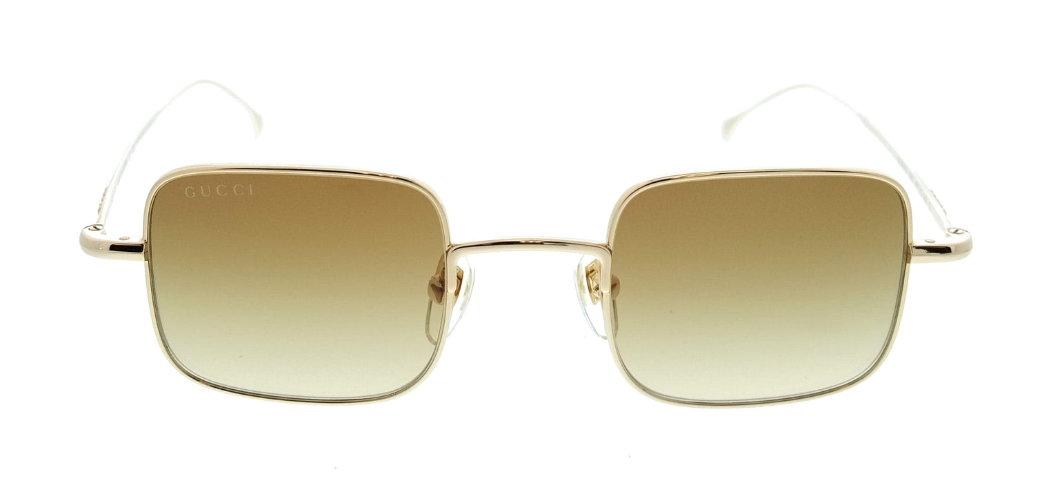 Gucci GG1813S-009 Gold Square Gradient Lens Unisex Sunglasses