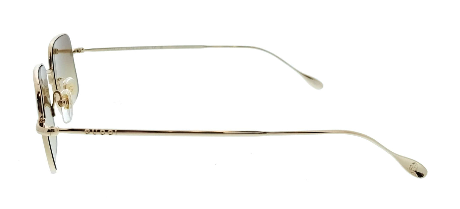 Gucci GG1813S-009 Gold Square Gradient Lens Unisex Sunglasses