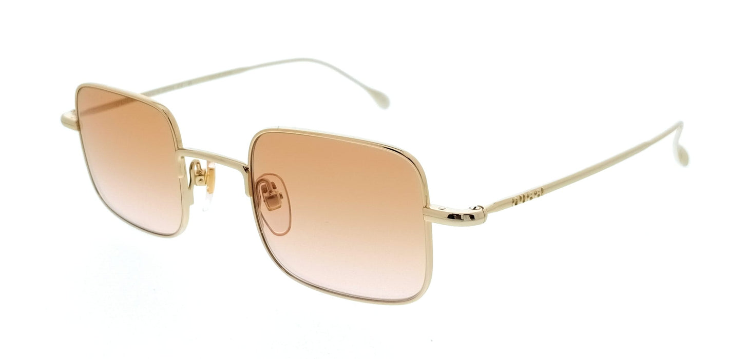 Gucci GG1813S-011 Gold Square Orange Gradient Unisex Sunglasses