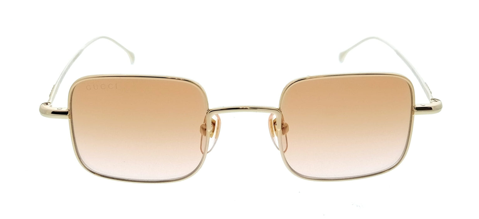 Gucci GG1813S-011 Gold Square Orange Gradient Unisex Sunglasses