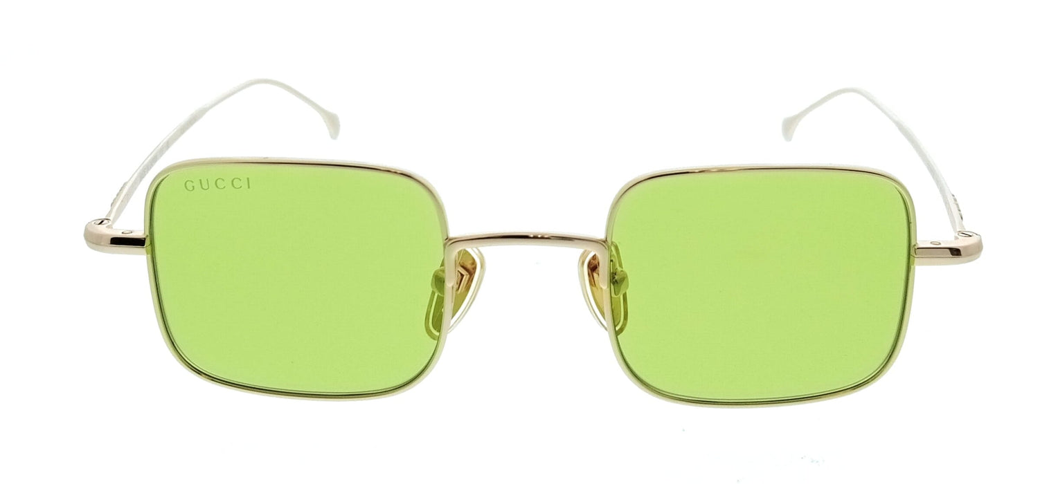 Gucci GG1813S-012 Gold Square Green Gradient Unisex Sunglasses