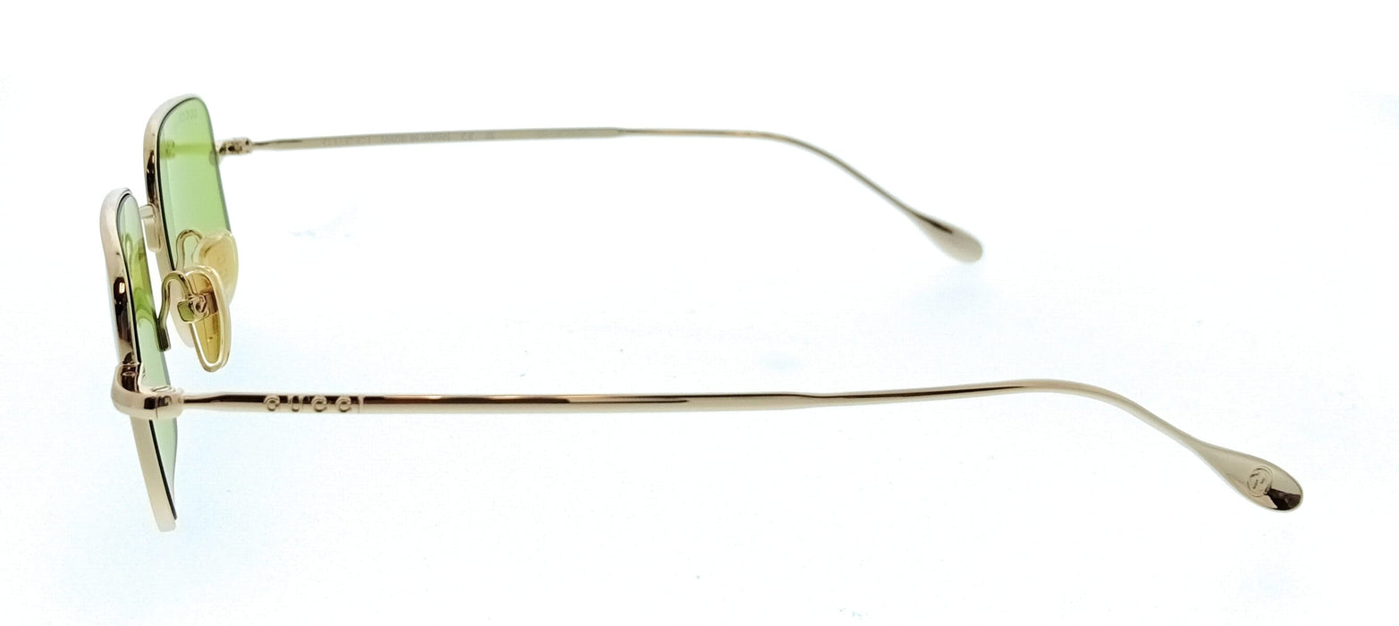 Gucci GG1813S-012 Gold Square Green Gradient Unisex Sunglasses
