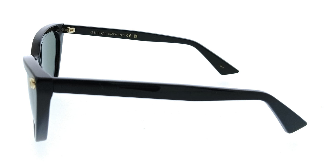 Gucci GG1815S-001 Black Cat Eye Slim Womens Sunglasses