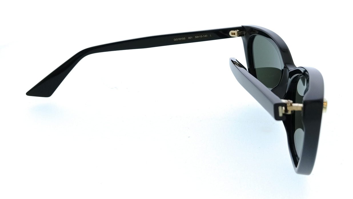 Gucci GG1815S-001 Black Cat Eye Slim Womens Sunglasses