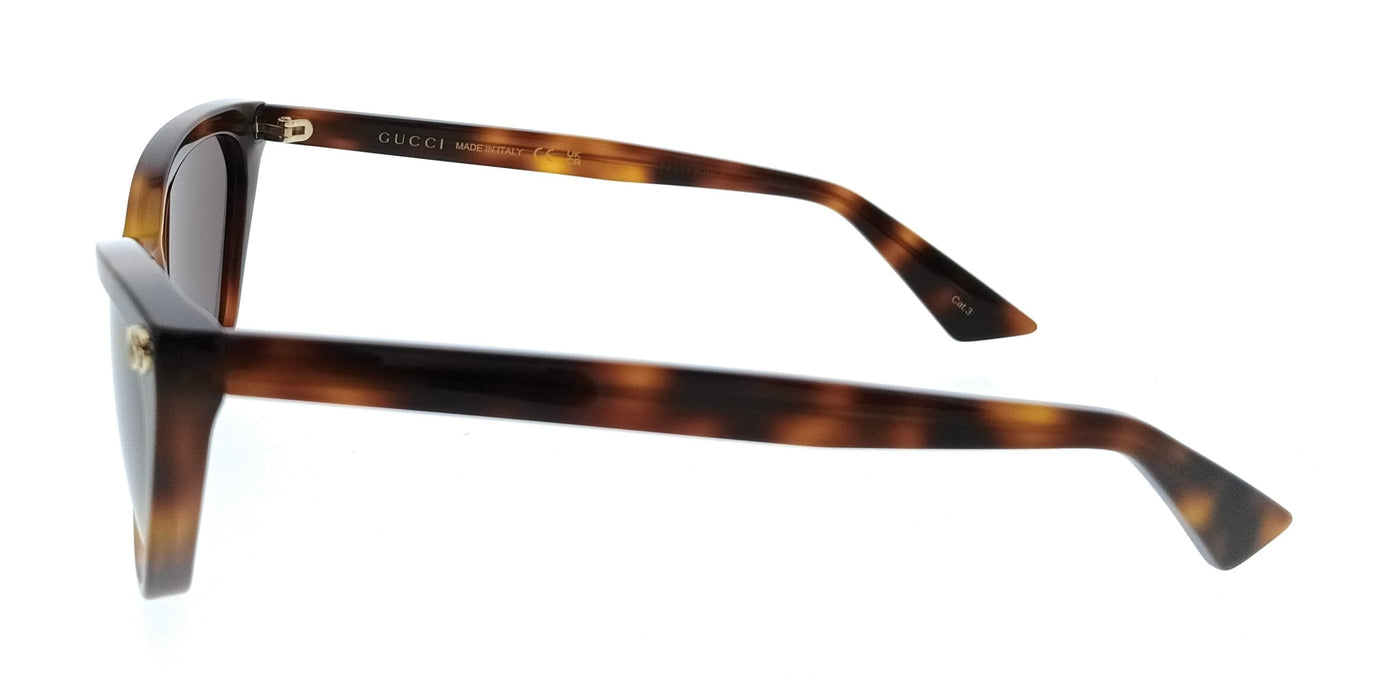 Gucci GG1815S-002 Tortoise Cat Eye Slim Womens Sunglasses