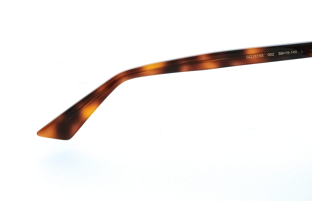 Gucci GG1815S-002 Tortoise Cat Eye Slim Womens Sunglasses