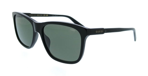 Gucci GG1819S-001 Black Square Modern Mens Sunglasses