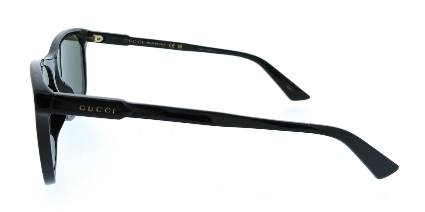 Gucci GG1819S-001 Black Square Modern Mens Sunglasses