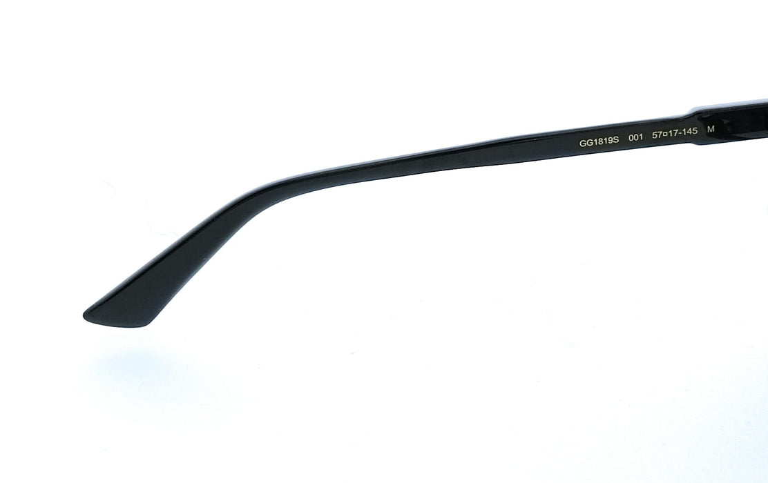 Gucci GG1819S-001 Black Square Modern Mens Sunglasses