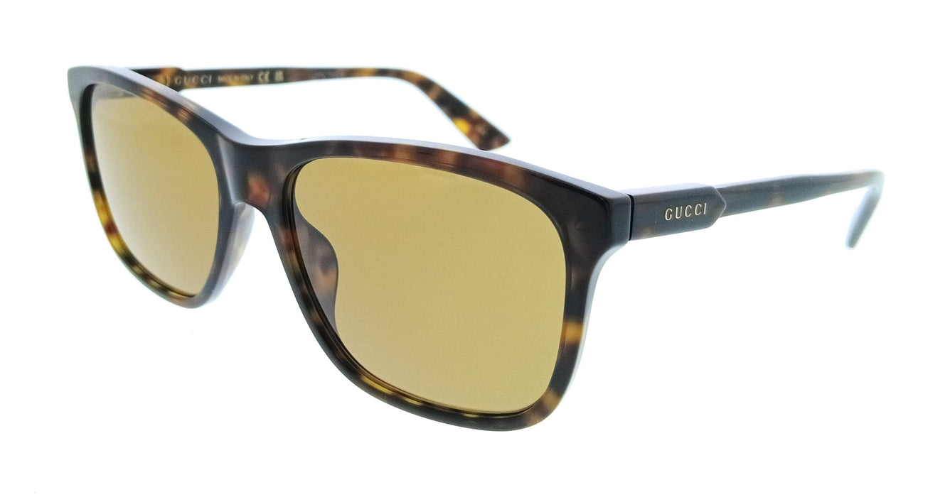 Gucci GG1819S-002 Tortoise Square Modern Mens Sunglasses