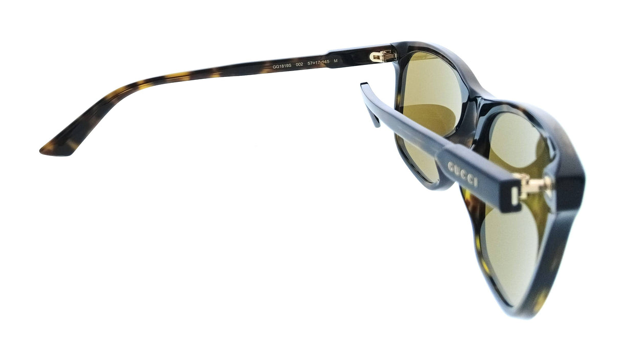 Gucci GG1819S-002 Tortoise Square Modern Mens Sunglasses