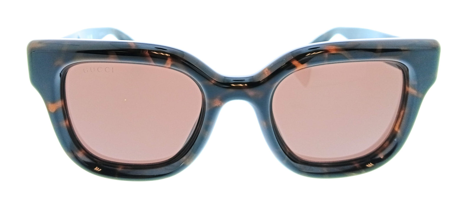 Gucci GG1828S-002 Havana Cat Eye Oversized Womens Sunglasses