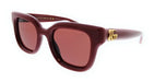 Gucci GG1828S-003 Burgundy Cat Eye Oversized Sunglasses