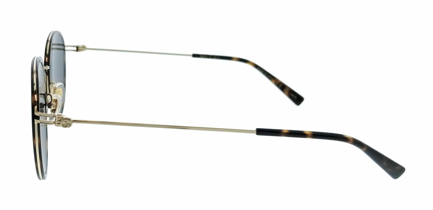 Gucci GG1849S-002 Havana Oval Slim Metal Womans Sunglasses