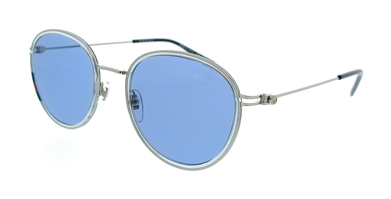 Gucci GG1849S-003 Silver Oval Slim Metal Womens Sunglasses