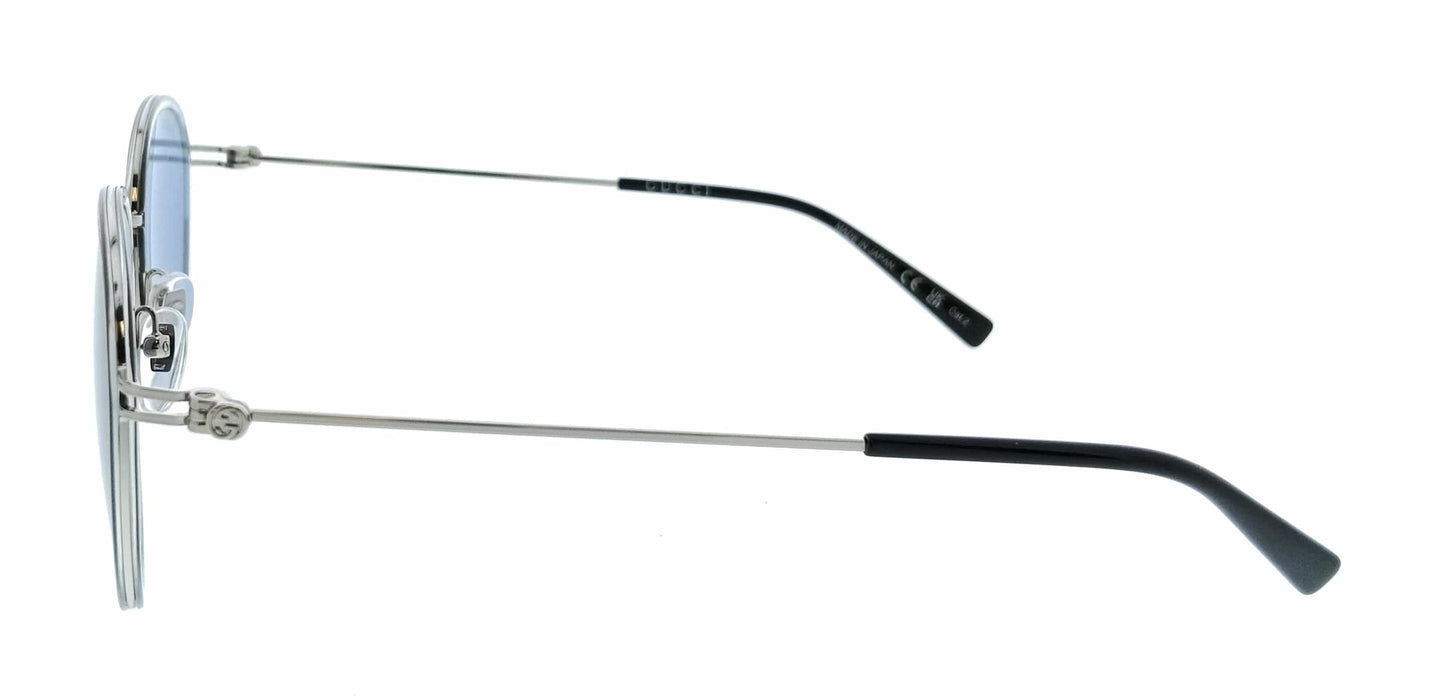 Gucci GG1849S-003 Silver Oval Slim Metal Womens Sunglasses