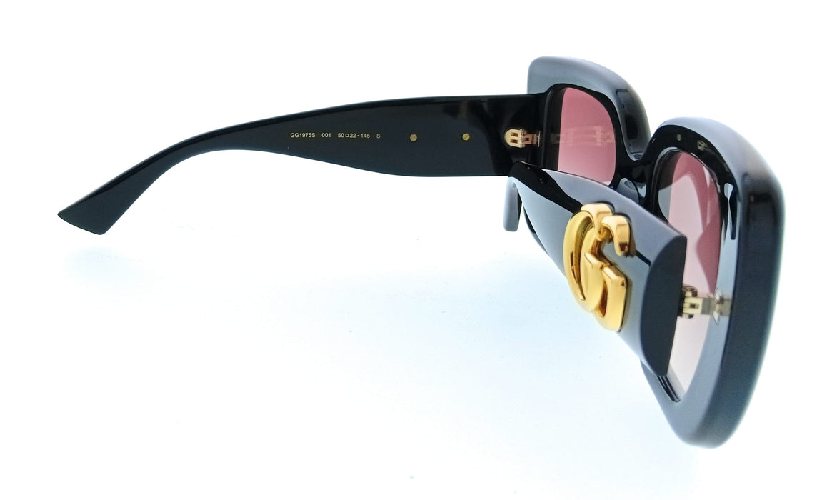 Gucci GG1975S-001 Black Square Women’s Sunglasses