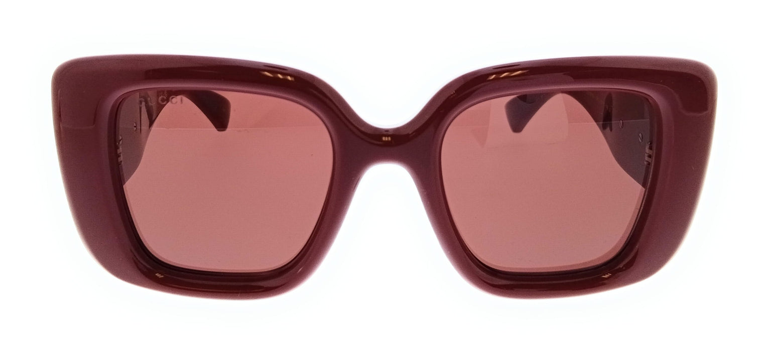 Gucci GG1975S-005 Burgundy Square Women’s Sunglasses