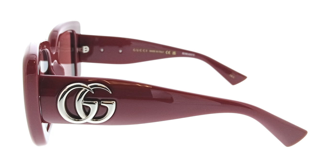 Gucci GG1975S-005 Burgundy Square Women’s Sunglasses