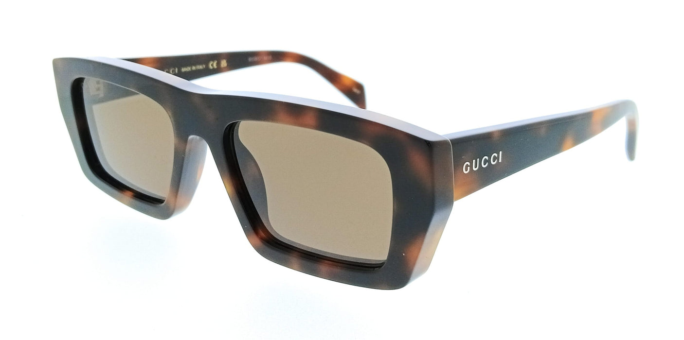 Gucci GG2020S-002 Havana Rectangle Men’s Sunglasses