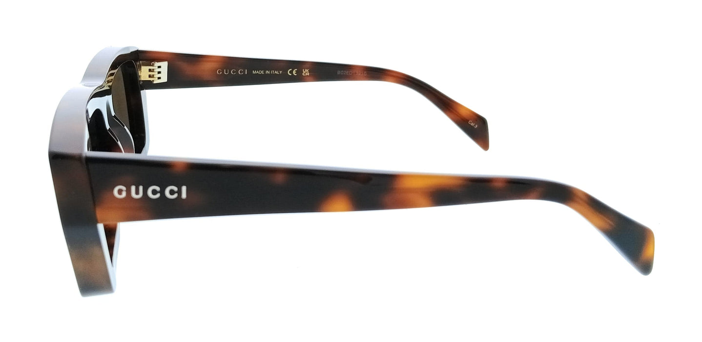 Gucci GG2020S-002 Havana Rectangle Men’s Sunglasses