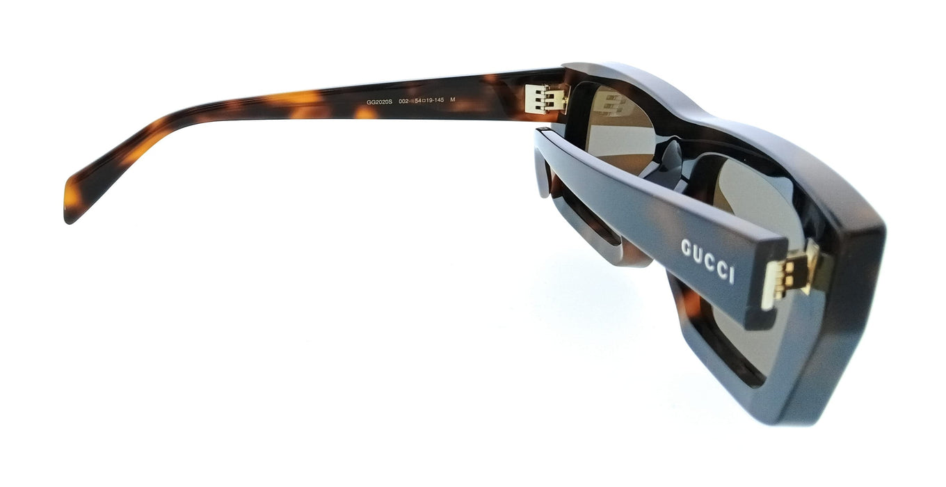 Gucci GG2020S-002 Havana Rectangle Men’s Sunglasses