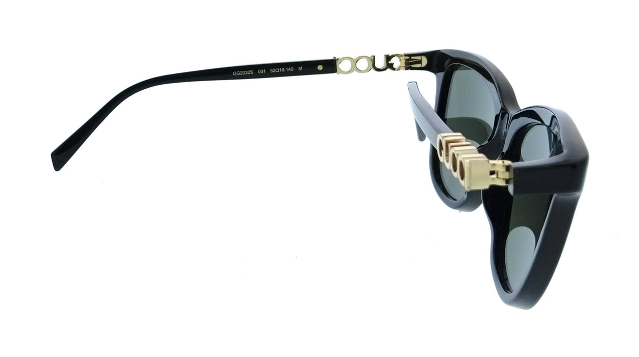 Gucci GG2032S-001 Black Cat Eye Women’s Sunglasses