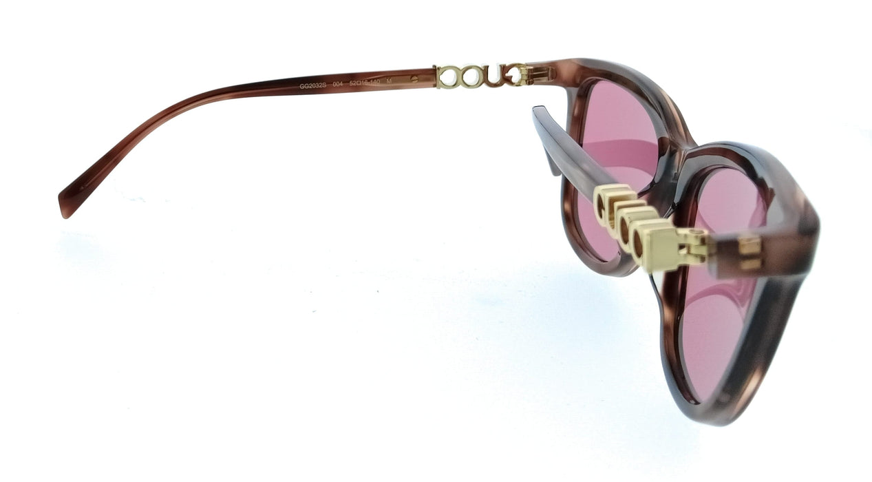 Gucci GG2032S-004 Pink Havana Cat Eye Women’s Sunglasses
