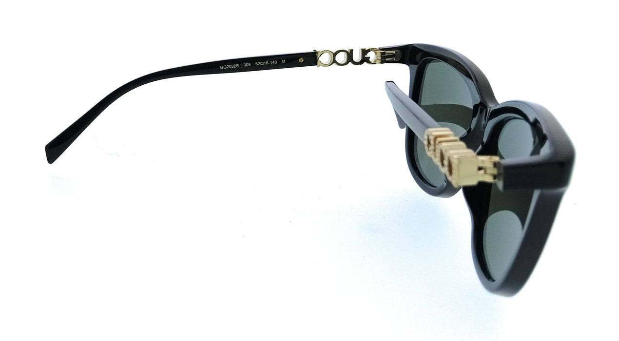 Gucci GG2032S-006 Black Cat Eye Women’s Sunglasses