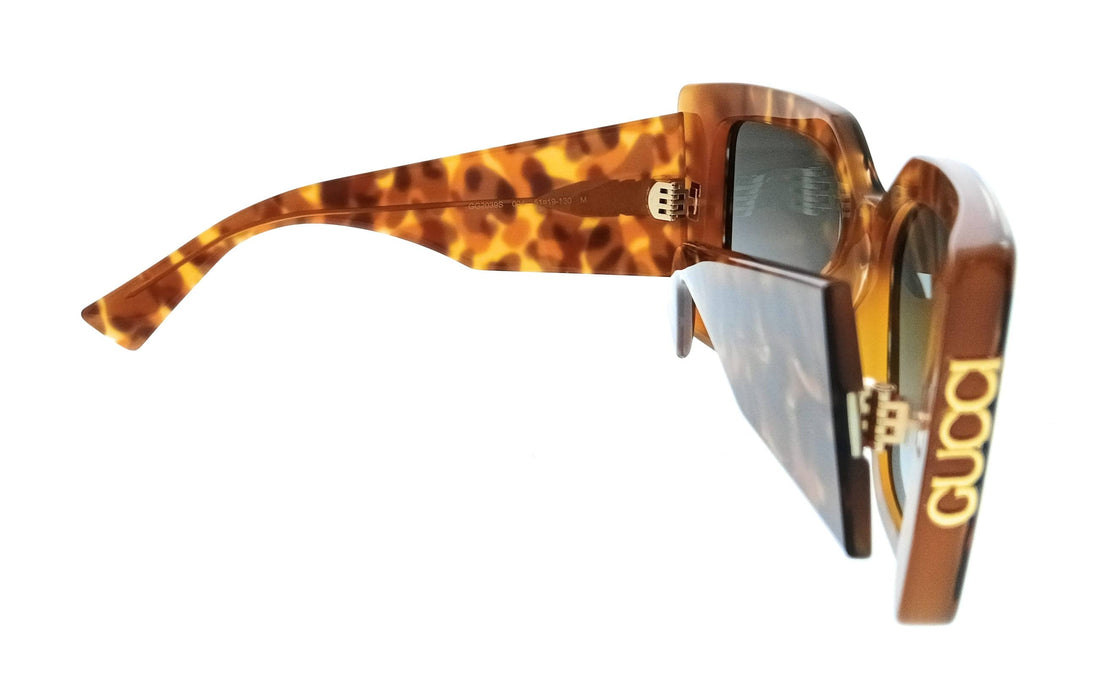 Gucci GG2039S-004 Havana Square Women’s Sunglasses