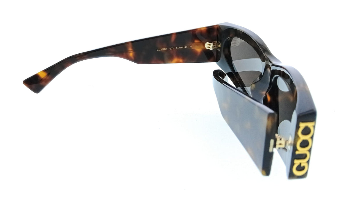 Gucci GG2040S-003 Black Havana Oval Women’s Sunglasses