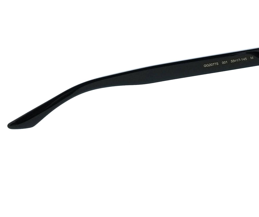 Gucci GG2077S-001 Black Square Men’s Sunglasses