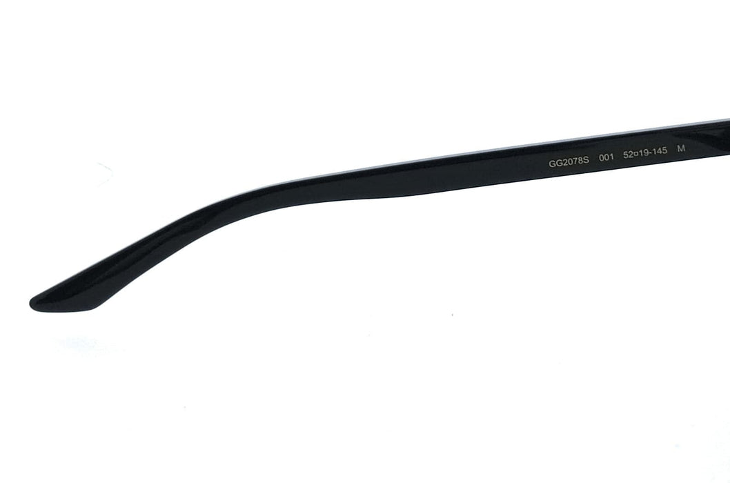 Gucci GG2078S-001 Black Square Men’s Sunglasses