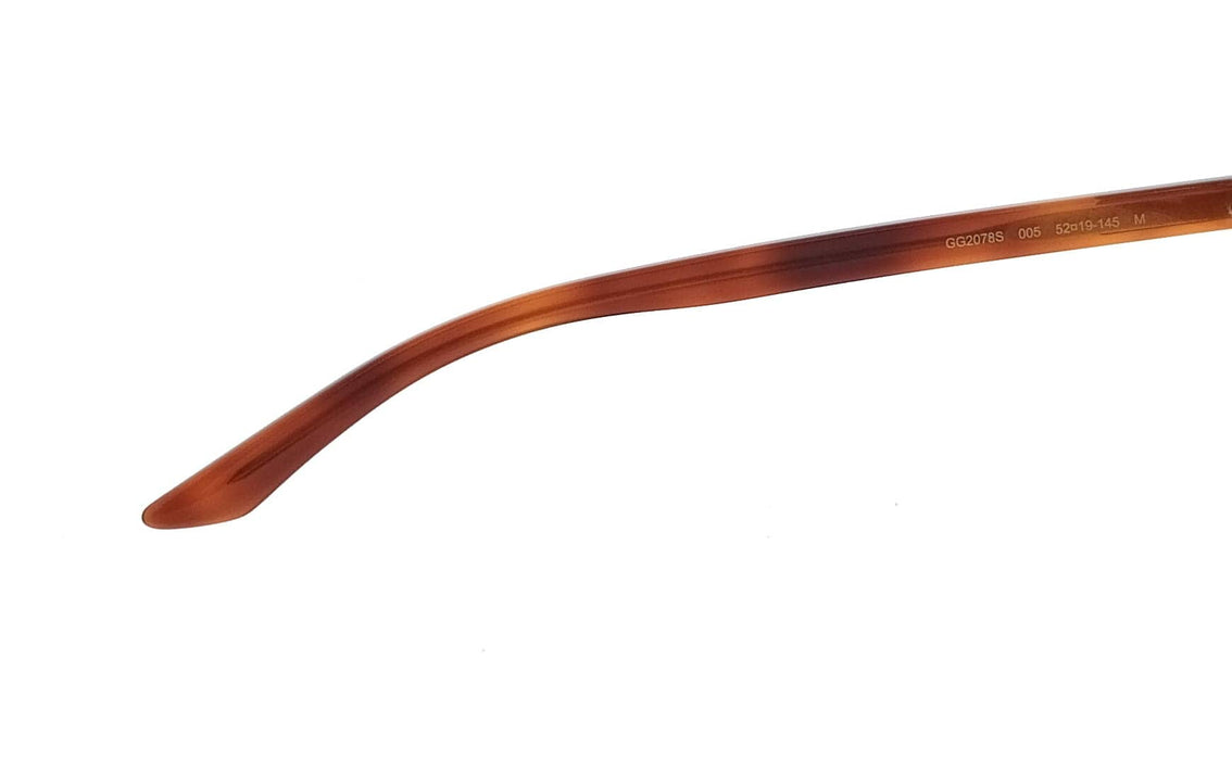 Gucci GG2078S-005 Havana Green Square Men’s Sunglasses