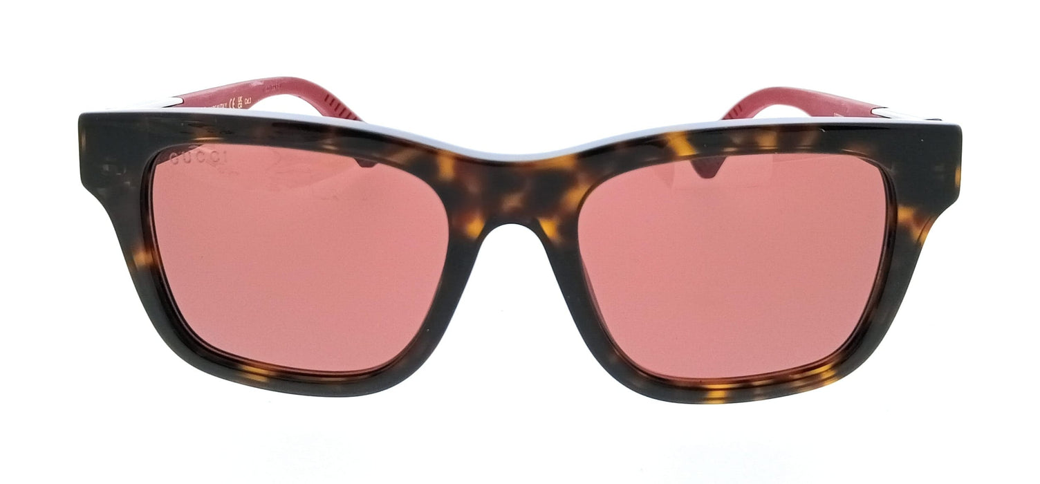 Gucci GG2089S-003 Havana Red Square Men’s Sunglasses