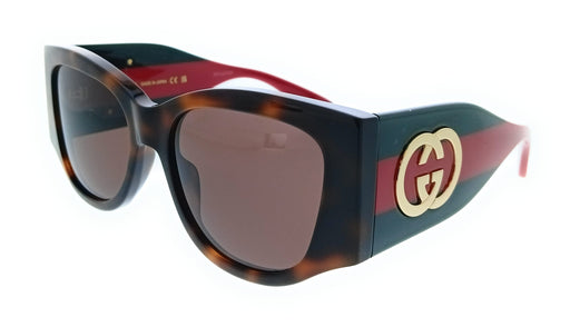 Gucci GG2115S-002 Havana Square Women’s Sunglasses