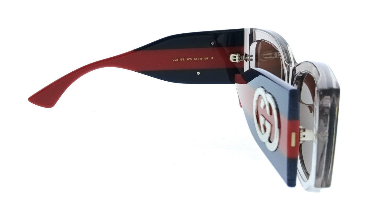 Gucci GG2115S-005 Grey Square Women’s Sunglasses