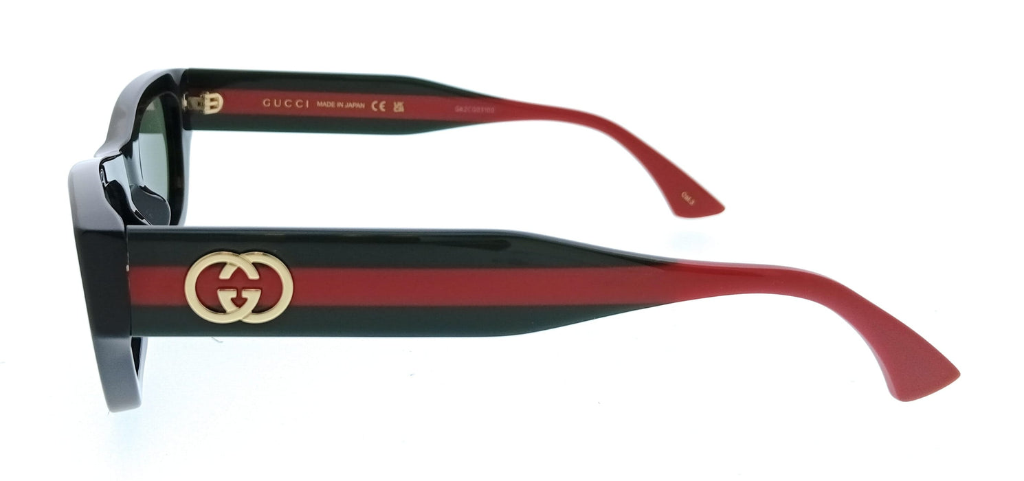 Gucci GG2116S-001 Black Rectangle Women’s Sunglasses