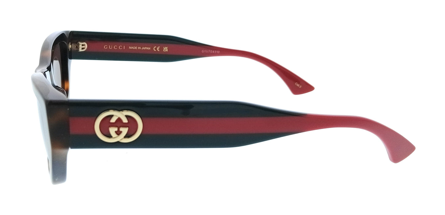 Gucci GG2116S-002 Havana Rectangle Women’s Sunglasses