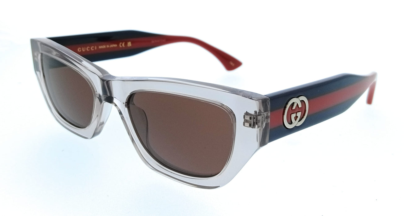 Gucci GG2116S-005 Grey Rectangle Women’s Sunglasses