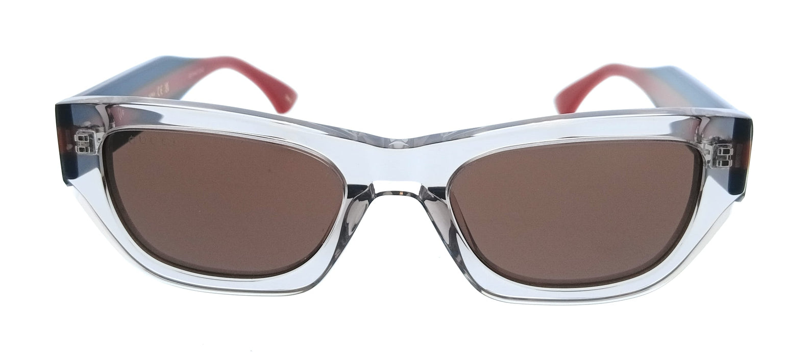 Gucci GG2116S-005 Grey Rectangle Women’s Sunglasses