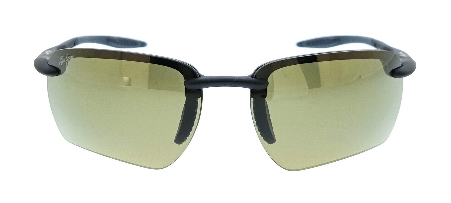 Maui Jim MJ0336S-001 Hookipa Ultra G Black Rimless Mens Sunglasses